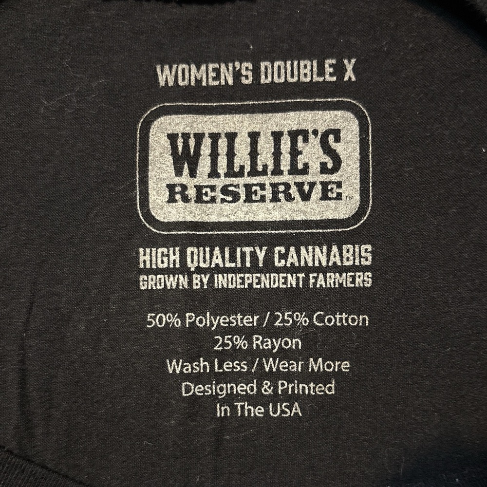 Willie's Reserve Black Short Sleeve Tee - Picture 2 of 3